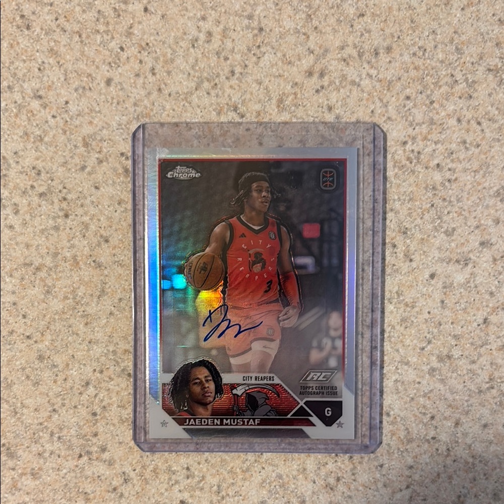 2024 Jaeden Mustaf Silver Holo Rookie Auto OTE